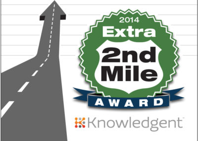 Award graphic for corporate meeting